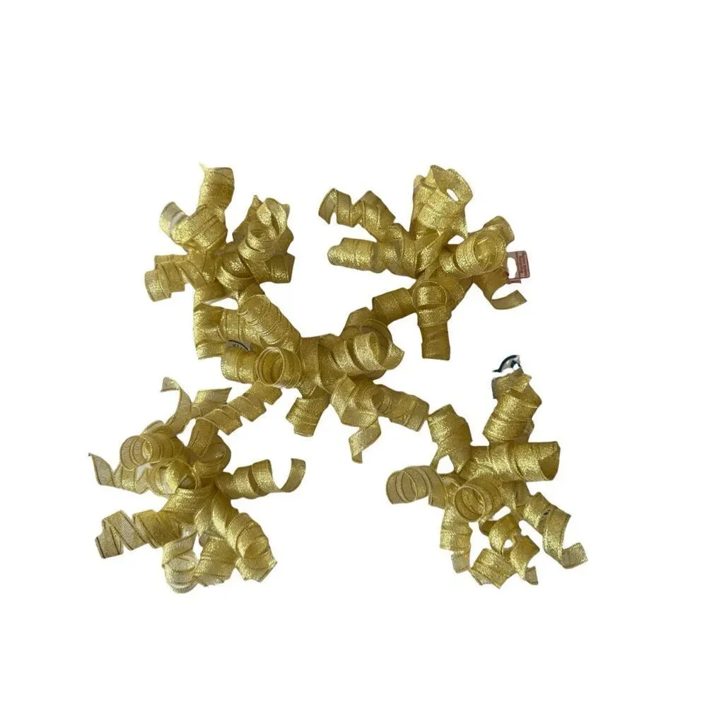 Sparkling Gold Premium Bows  Set of 6 -$18  Set of 5 -$15 Set of 4 -$12